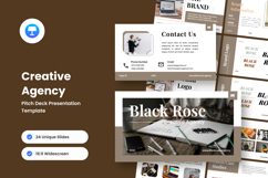Creative Agency Pitch Deck Clean &amp; Professional Keynote Product Image 1
