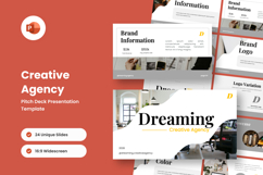 Creative Agency Pitch Deck Vibrant &amp; Engaging PowerPoint Product Image 1
