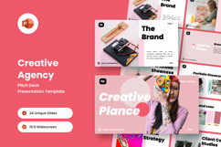 Creative Agency Pitch Deck Sleek &amp; Impactful PowerPoint Product Image 1