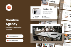 Creative Agency Pitch Deck Engaging &amp; Bold PowerPoint Product Image 1