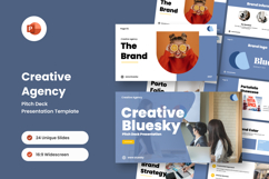 Creative Agency Pitch Deck Stylish &amp; Persuasive PowerPoint Product Image 1