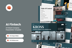 AI Fintech - PowerPoint Business Presentation Product Image 1
