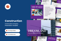 Construction Company PowerPoint Presentation Product Image 1
