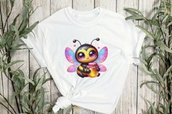 Cute Bees Sublimation Clipart Product Image 2