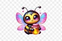 Cute Bees Sublimation Clipart Product Image 3