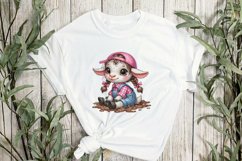 Cute Farm Animals Sublimation Clipart Product Image 2