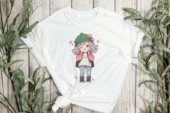 Cute Little Girl Sublimation Clipart Product Image 3