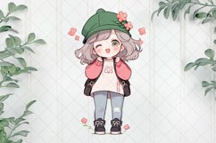 Cute Little Girl Sublimation Clipart Product Image 1