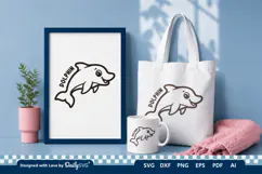 Cute Ocean Animal SVG | Kawaii Sea Creatures Product Image 1
