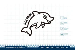 Cute Ocean Animal SVG | Kawaii Sea Creatures Product Image 2