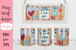 Mother mug wrap for sublimation, mom mug design Product Image 1