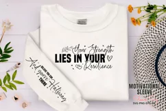 Believe you can and you're halfway there Sleeve SVG Product Image 1