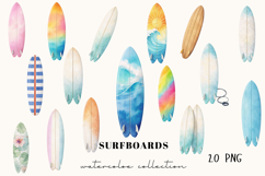 20 Colorful Surfboard Clipart Bundle Product Image 1