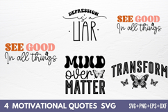 Motivational Quotes Designs SVG Product Image 1