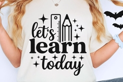 Let's Learn Today Svg, Back To School Svg, Kids Learning Svg Product Image 2