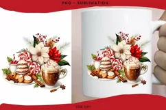 Holiday Christmas Scene PNG for Sublimation Design Product Image 2