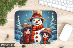 Christmas Snowman Mouse Pad Bundle - Christmas Sublimation Product Image 2