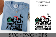 Obsessive Christmas Disorder Svg | Christmas svg | Shirt Svg Product Image 2