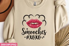 Smooches #XOXO PNG, Retro Valentine Sublimation PNG Product Image 2