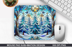 Christmas Tree Mouse Pad Sublimation,Christmas Mouse Pad PNG Product Image 1