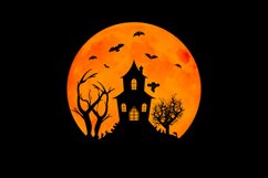 Halloween Stylish Retro T-shirt Design Product Image 2