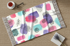 Top-down throw blanket mockup Product Image 2