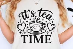 It's Tea Time Svg, Tea Lover Svg, Tea Time Svg, Tea Cup Svg. Product Image 2