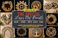 Laser Cut Mega SVG Bundle, Laser Cut Bundle SVG Files Pack Product Image 1