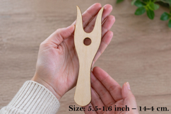 Lucet weaving tool digital laser cut file. Cord making tool Product Image 1