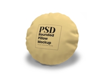 Rounded Pillow Cushion 3D Mockup Template Bundle Product Image 2