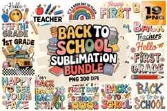 School Days Back to School Quotes &amp; Classroom PNG Pack Product Image 1