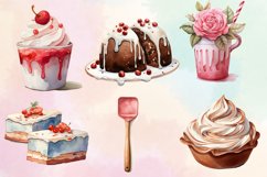 Watercolor Valentines Day Clipart Bundle Product Image 2