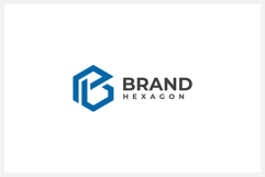 Hexagon Letter B Logo Design Vector Template Product Image 1