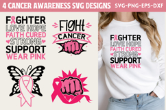 This girl fought and won SVG, Cancer Awareness SVG Product Image 1