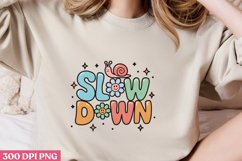 Slow down PNG, Retro Valentine Sublimation Product Image 2