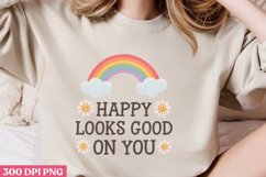 Happy looks good PNG, Retro Positive Sublimation PNG Product Image 2