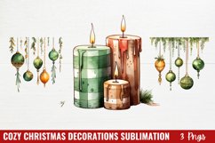 Cozy Christmas Decorations Sublimation Product Image 1