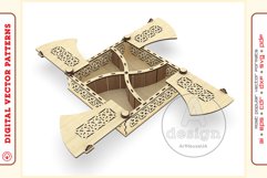 Box Organizer v13 - laser cut file - Glowforge ready SVG Product Image 2