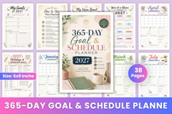 365-Day Goal &amp; Schedule Planner 2027 Product Image 1