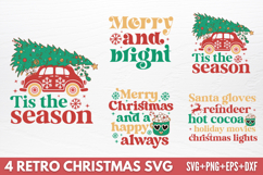 Retro Christmas Tshirt SVG Product Image 1