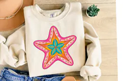 Starfish Svg | Svg Files for Cricut | Shirt Svg Product Image 1