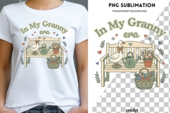 In My Granny Era PNG | Vintage Goose Garden Design Product Image 1