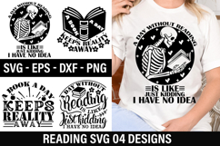Reading SVG Design - A Book a Day Keeps Reality Away Product Image 1