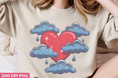 Pop Art Valentine Day Clipart PNG Product Image 2