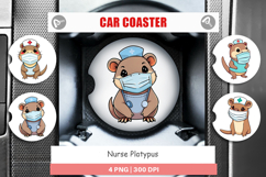 Car Coaster Nurse Platypus Product Image 1