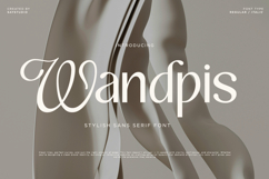 Wandpis - Stylish Sans Font Product Image 1