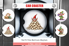 North Pole Mailroom Mayhem Car Coaster Product Image 1