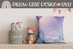 Cosmic Sky Pillow Case Design, Space Pillow Sublimation Product Image 1