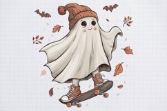 Halloween Fall Ghost Sublimation, Halloween Sublimatiori Product Image 1