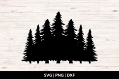 Woodland Trees SVG Product Image 1